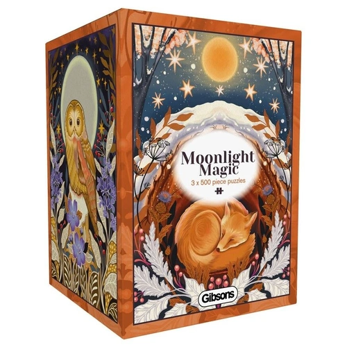 Gibsons - Moonlight Magic Puzzle 3 x 500pc
