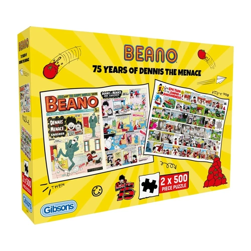 Gibsons - 75 Years of Dennis the Menace Puzzle 2 x 500pc