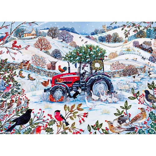 Gibsons - Festive Farm Puzzle 1000pc