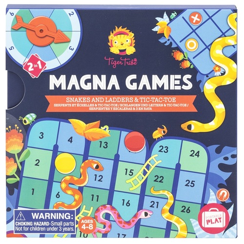 Tiger Tribe - Magna Games - Snakes & Ladders & Tic-Tac-Toe