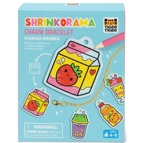 Tiger Tribe - Shrinkorama - Charm Bracelet - Kawaii Drinks