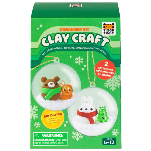 Tiger Tribe - Clay Craft - Ornament Kit - Bear & Bunny
