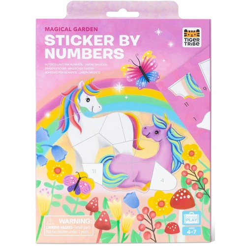 Tiger Tribe - Sticker by Numbers - Magical Garden