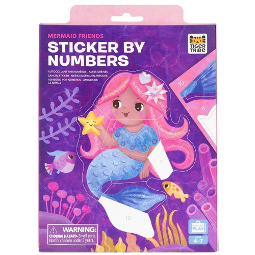 Tiger Tribe - Sticker By Numbers - Mermaid Friends
