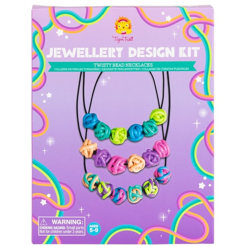 Tiger Tribe - Jewellery Design Kit - Twisty Beads Necklaces