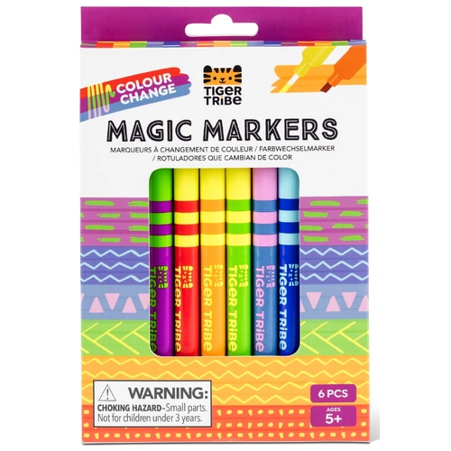 Tiger Tribe - Colour Change Magic Markers (6 pack)