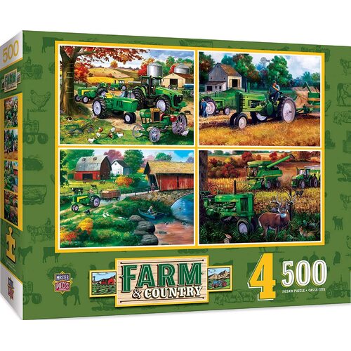 Masterpieces - Farm & Country Puzzle 4 x 500pc