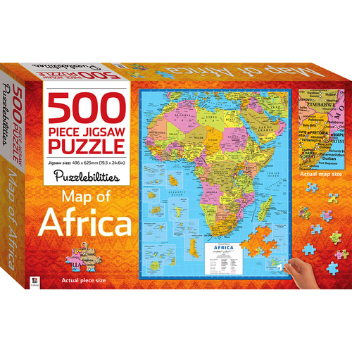 Hinkler - Map of Africa Puzzle 500pc