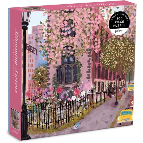 Galison - Blooming Streets Puzzle 500pc