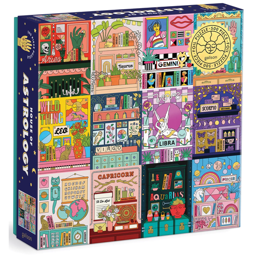 Galison - House of Astrology Foil Puzzle 500pc