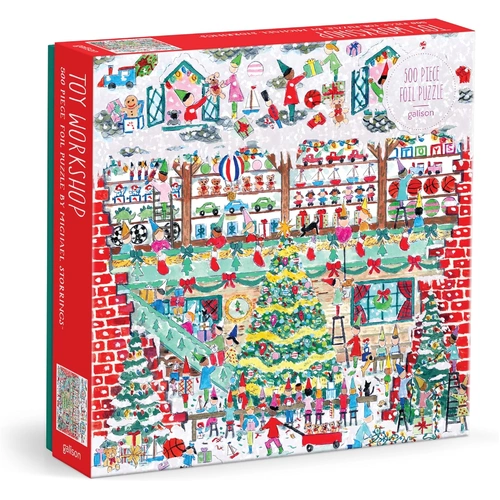 Galison - Toy Workshop Foil Puzzle 500pc