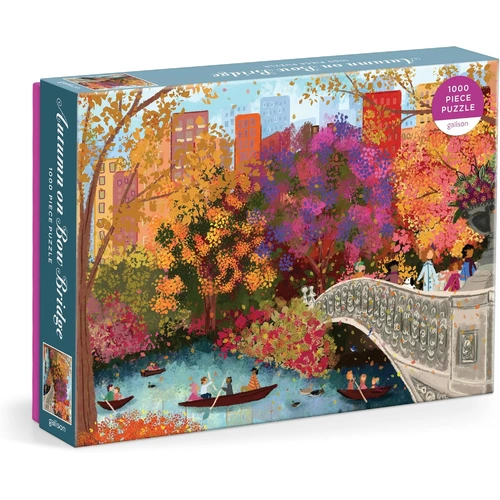 Galison - Autumn On Bow Bridge Puzzle 1000pc