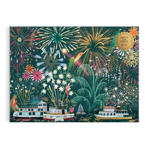 Galison - Fireworks Jubilee Foil Puzzle 1000pc