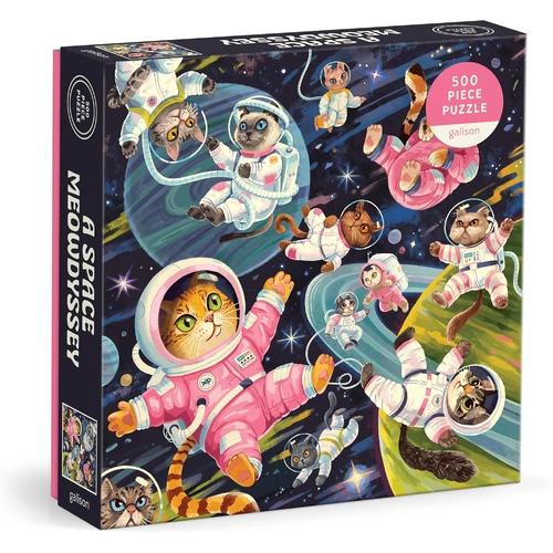 Galison - A Space Meowdyssey Puzzle 500pc