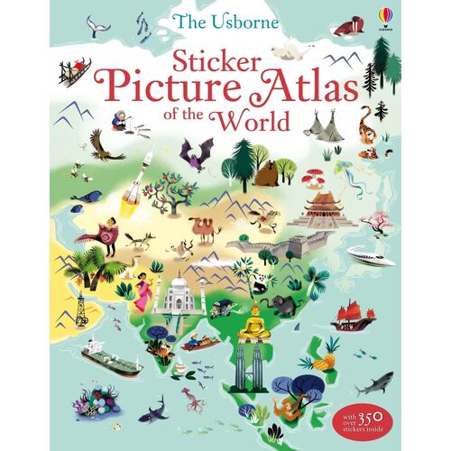 Usborne - Sticker Picture Atlas of the World