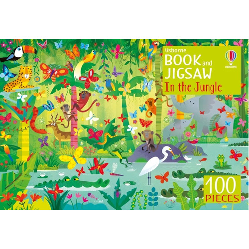 Usborne - Book and Jigsaw - In the Jungle