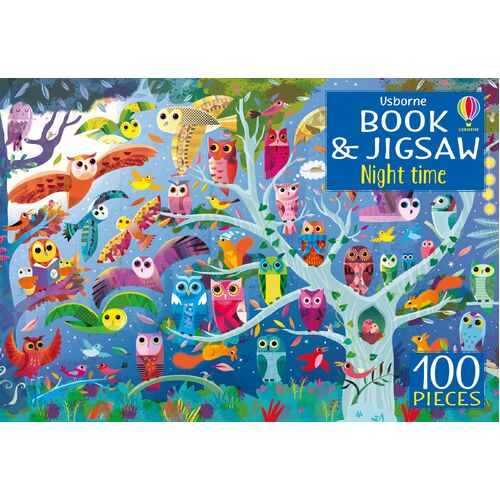 Usborne - Book and Jigsaw - Night Time 100pc