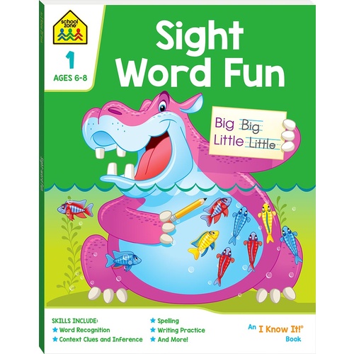 Hinkler - School Zone - Sight Word Fun - I Know It Book
