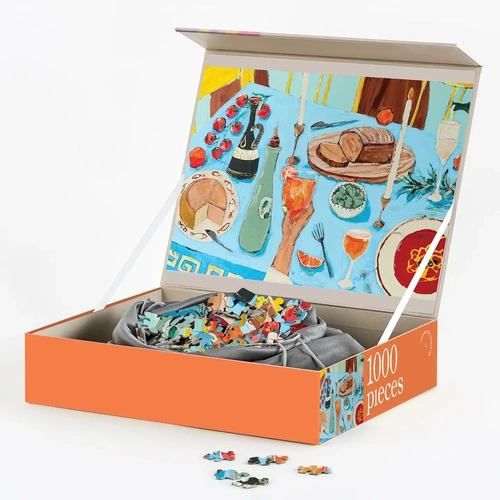 Journey of Something - Feast On The Sunlit Terrace Puzzle 1000pc