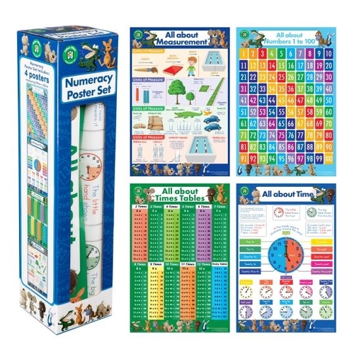 Learning Can Be Fun - Numeracy Poster Set (set of 4)