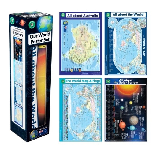 Learning Can Be Fun - Our World Poster Set