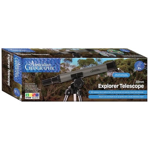 Buy Australian Geographic 30mm Explorer Telescope
