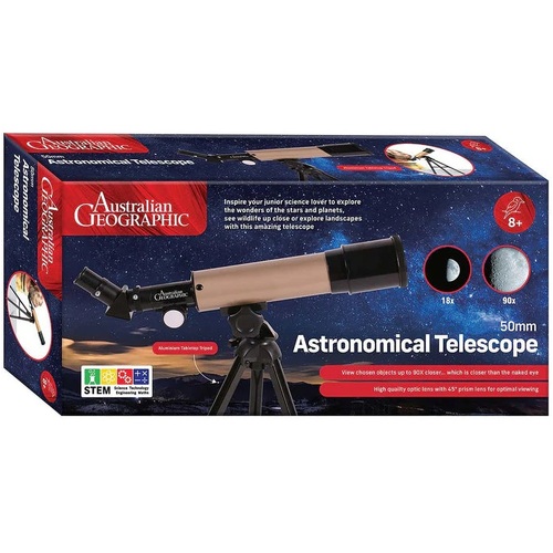 Australian Geographic - 50mm Astronomical Telescope