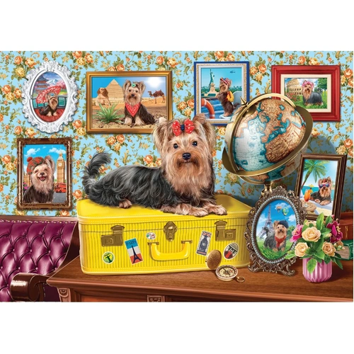 Anatolian - Yorkshire Terrier Large Piece Puzzle 700pc