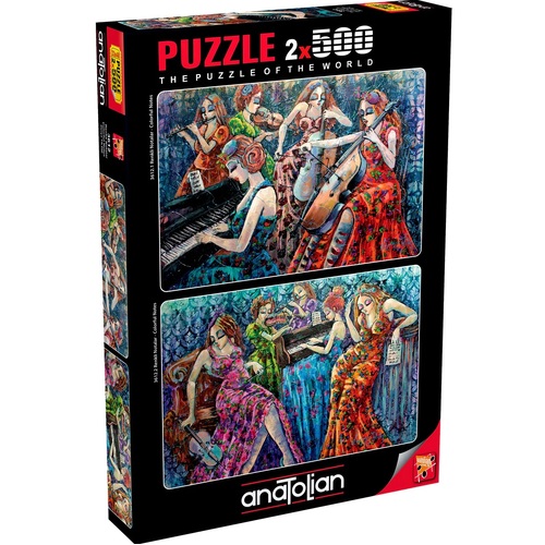 Anatolian - Colourful Notes Puzzle 2 x 500pc