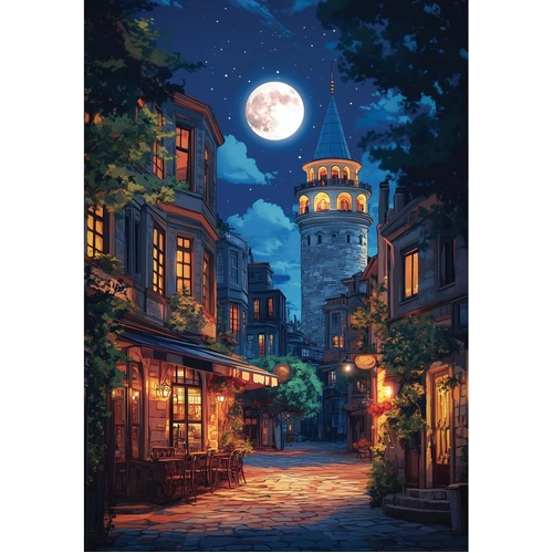 Anatolian - Galata At Full Moon Puzzle 500pc