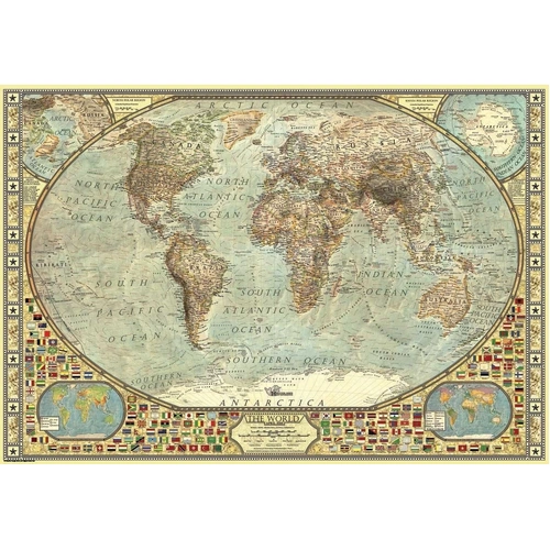 Anatolian - World Map Puzzle 2000pc