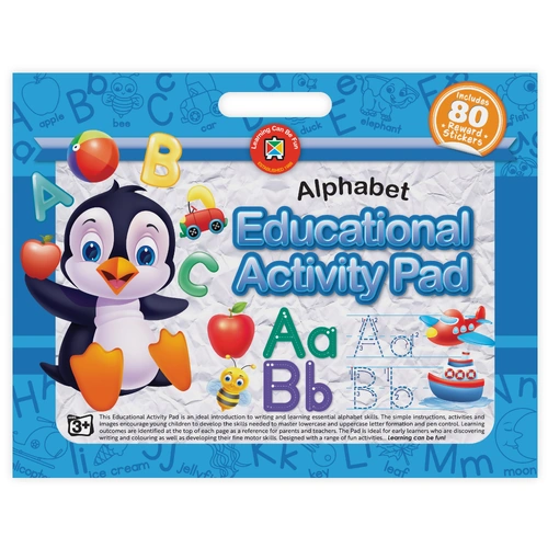Learning Can Be Fun - Educational Activity Pad - Alphabet