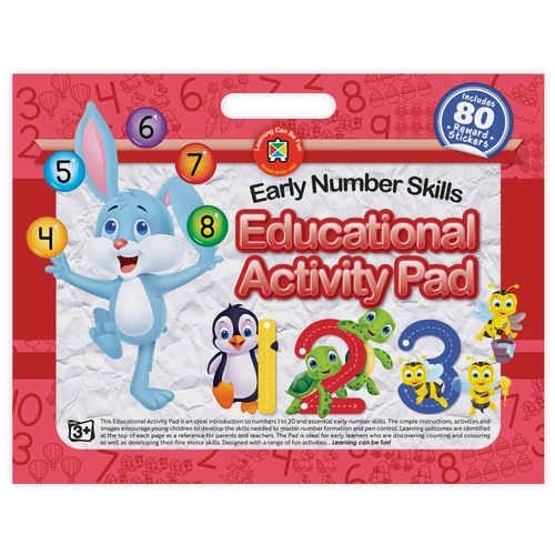 Learning Can Be Fun - Educational Activity Pad - Early Number Skills