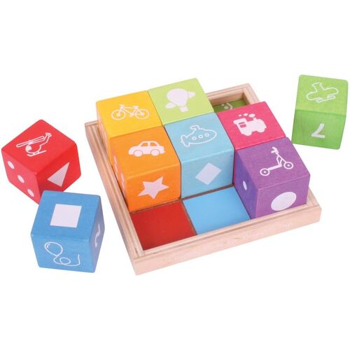 Bigjigs - Picture Blocks (DAMAGED BOX)