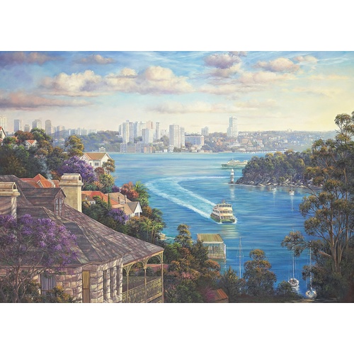 Blue Opal - John Bradley Sydney Harbour Puzzle 1000pc