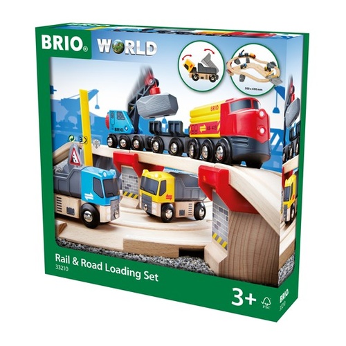 BRIO - Rail & Road Loading Set (32 pieces)