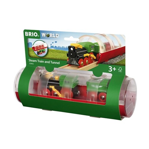 BRIO - Tunnel & Steam Train