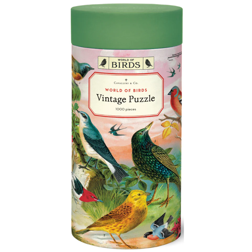 Cavallini - World of Birds Puzzle 1000pc