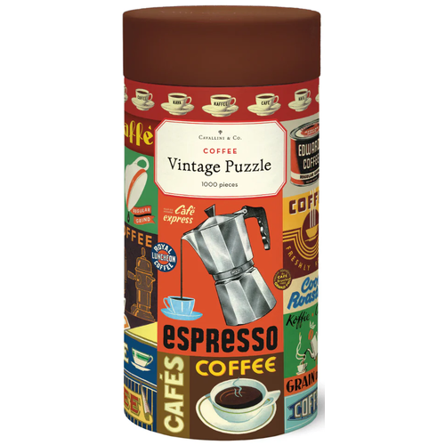 Cavallini - Coffee Puzzle 1000pc