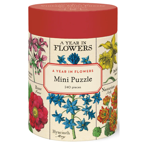 Cavallini - A Year in Flowers Mini Puzzle 240pc