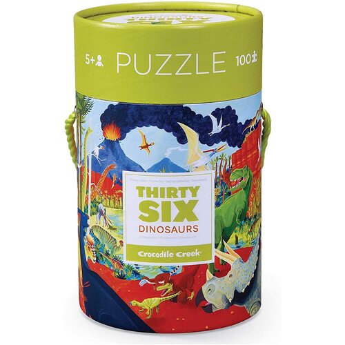 Crocodile Creek - Thirty-Six Dinosaurs Puzzle 100pc