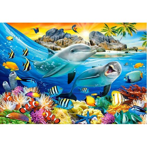 Castorland - Dolphins In The Tropics Puzzle 1000pc