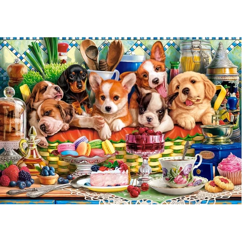Castorland - Puppies Dessert Puzzle 1000pc