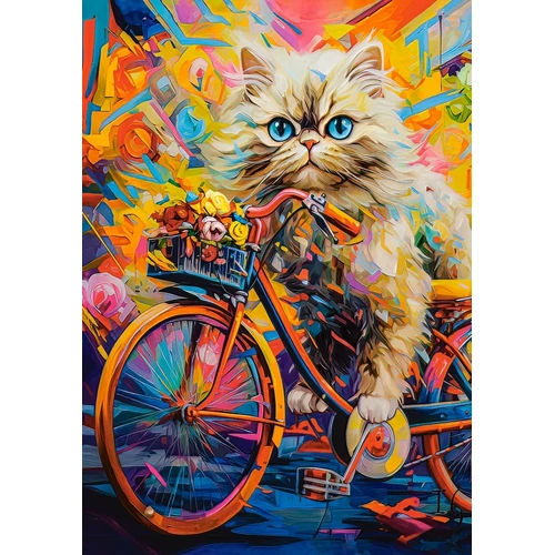 Castorland - Kitten's Floral Ride Puzzle 500pc