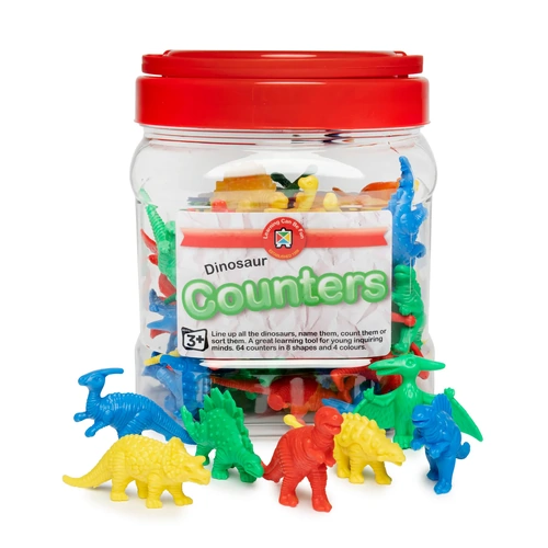 Learning Can Be Fun - Counters Dinosaur (64 pack)