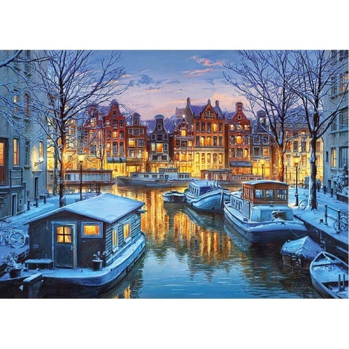 Cherry Pazzi - Amsterdam at Night Puzzle 1000pc
