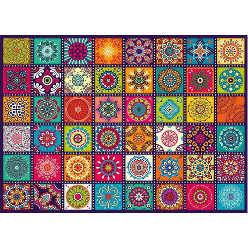Cherry Pazzi - Ornamental Squares Puzzle 1000pc