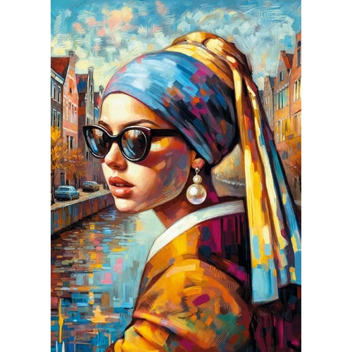 Cherry Pazzi - Girl with a Pearl Puzzle 1000pc