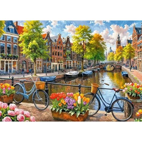 Cherry Pazzi - Amsterdam Tulips Puzzle 1000pc