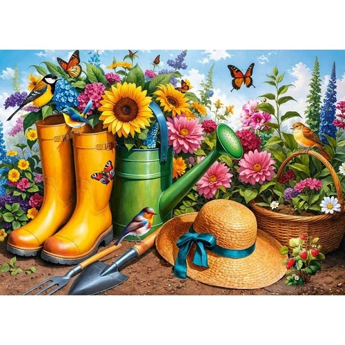 Cherry Pazzi - Golden Boots, Blooming Roots Puzzle 1000pc